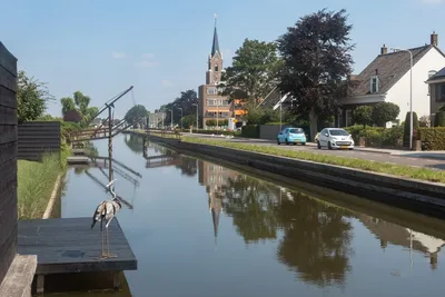 Vaart met de kerktoren van Berkel en Rodenrijs